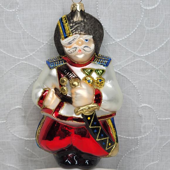 VTG Polonaise Mercury Blown Glass Ornament Kurt Adler Russian Cossack Dancer - Picture 6 of 15